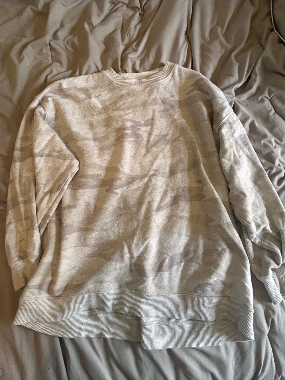 AE Neutral Camo Crewneck Sweatshirt